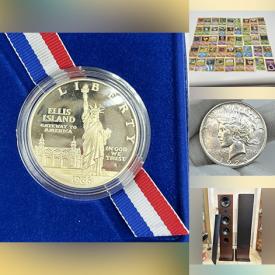 MaxSold Auction: This online auction features proof coin sets, commemorative set, coins, silver earrings, Pokémon cards, vintage toys, puzzles, NIB Barbies, Star Trek collectibles, vinyl records, NWT plain baseball caps, TVs, stereo components, costume jewelry, comics, CDs, cameras, and more!
