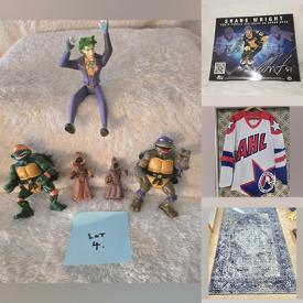 MaxSold Auction: This online auction features sports collectibles, women’s shoes, children’s books, Willow Tree figurine, board games, vintage books, toys, girls clothing, teacup/saucer sets, coins, cassette tapes, collectible hats, jerseys, sports trading cards, games, area rug, DVDs, antique cameras, art glass, video games, puzzles, Funko Pops, comics, coins, wall masks, vinyl records, bass drum, and much, much, more!!!