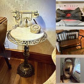 MaxSold Auction: This online auction features Ethan Allen furniture, vintage Lane hope chest, vintage free-standing mirror, brass fireplace screen, Capodimonte vases, lawnmower, antique sewing machine, and more!