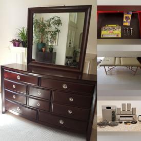MaxSold Auction: This online auction features leather furniture, massage table, area rugs, candle-making supplies, desk, TV, toys, children’s books, games, craft supplies, patio set, small kitchen appliances, office supplies, video game console, printer, basketball hoop, hand tools, and more!