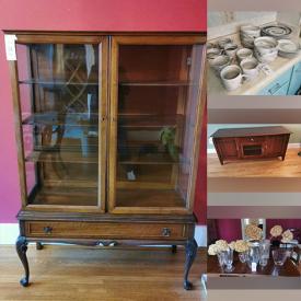 MaxSold Auction: This online auction features small kitchen appliances, plant pots, Bunnykins, antique glassware, antique furniture, area rug, writing desk/chair, children’s books, art glass, games, office supplies, hand tools, and much more!!