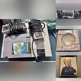 MaxSold Auction: This online auction features NIB sound machine, stamps, sports collectibles, Star Wars collectibles, Disney collectibles, comics, sports trading cards, DVDs, computer monitors, power tools, vintage mirrors, Bunnykins, teacup/saucer sets, video game consoles & games, and more!
