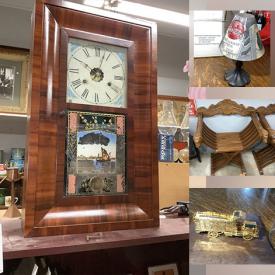 MaxSold Auction: This online auction features coins, currency, Swarovski pen, jade figures, jewelry, vinyl records, small kitchen appliances, antique wool winder, Coca-Cola collectibles, tents, men’s shoes, horse tack, antique trunk, camera, antique clock, games, and much, much, more!!!