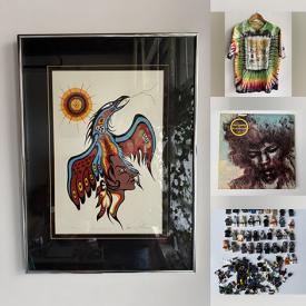 MaxSold Auction: This online auction features men’s clothing & hats, game, vintage model car kit, Lego figures, virtual reality headset, Saul Williams lithograph, vinyl records, and more!