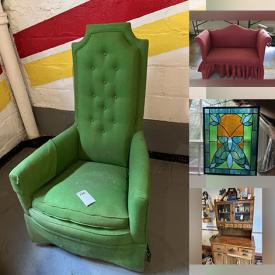 MaxSold Auction: This online auction features area rugs, Hummels, art pottery, dollhouse & accessories, settee, games, children’s books, vintage books, cast iron door stops, vintage toys, Charles Wyoscki prints, wicker furniture, garden art, patio furniture, teacup/saucer sets, small kitchen appliances, art pottery, antique drop front desk, trinket boxes, vintage tools, yard tools, outside toys, chainsaw, insulators, trail cameras, vintage dolls, vanity, antique wash stand, art glass, costume jewelry, wall pockets, Santa collection, stained glass panel, perfume bottles, coins, buttons, stamps, office supplies, puzzles, power & hand tools, plant pots, slag glass light, exercise equipment, and much, much, more!!!
