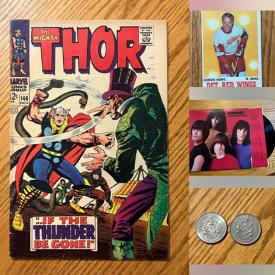MaxSold Auction: This online auction features sports trading cards, sports collectibles, non-sports trading cards, comics, vinyl records, video games, CDs, Bunnykins, fitness gear, DVDs, camping gear, small kitchen appliances, coins, toys, fishing gear, gaming magazines, and much, much, more!!!