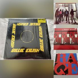 MaxSold Auction: This online auction features record storage cabinets and vinyl records such as Art Blakey, Adele, Billie Eilish, ELO, Sinatra, The Allman Brothers, Jeff Beck, Joe Walsh, LED Zeppelin, The White Stripes, Rush, Santana, Van Halen, and more!