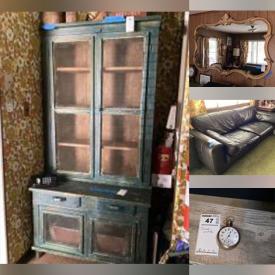MaxSold Auction: This auction features Sofa, Art, Lamps, 86\" TV, Pocket Watches, Wall Decor, Barrel Chair, Kitchen Appliances, Washers, Air Conditioners, Dishes, Inversion Table, Books, Guitar, Chess Set, Cupboard, Compressor, Clothing, Snap On Tool Chest, more and much much more!