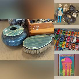 MaxSold Auction: This Charity/Fundraising Online Auction features costume jewelry, watches, Disney collectibles, vintage Peter Max posters, toys, vintage advertising trays, Legos, Star Wars collectibles, educational toys, canning jars, small kitchen appliances, TV, puzzles, vinyl records, decanters, men’s clothing, vintage books, stamps, vintage buttons, collectible pins, Royal Copenhagen plates, pet products, children’s books, and more!