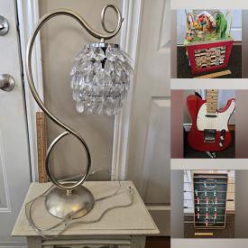 MaxSold Auction: This online auction features antique barcart, foosball game, toddler toy, quilt, art glass, video game console & games, vintage wall pockets, printer, fabric, beauty appliances, guitar, amp, children’s books, dollhouse, jewelry, brass collectibles, Toby jug, art books, milkglass, and much more!