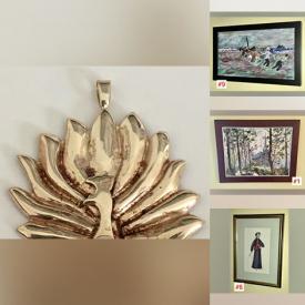 MaxSold Auction: This auction features collections of English & Asian Pottery, Antiquarian Maps/Prints/Books, Japanese Prints, Canadian & Georgian furniture, Jewelry, Travel Collections and more and much much more!