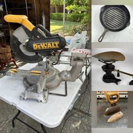 MaxSold Auction: This online auction features African Gord vases, antique cast bronze fish, Lucerne statue carvings, power tools, art glass, antique books, antique wooden printing bocks, antique Chinese S & P shakers, antique jade bonsai tree, antique Chinese jade carvings, Chinese snuff bottle, antique wine containers, antique carved netsukes, lapis lazuli ore specimens, fossils, amethyst specimen, Chinese painted eggs, beer posters, coins, antique African carved mask, vintage locks & keys, antique copper pan, antique pipes, vinyl records, and much, much, more!!!