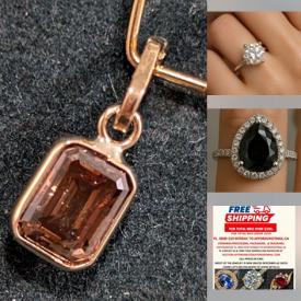 MaxSold Auction: This online auction features gemstone jewelry, gold jewelry, silver jewelry, coins, beads, and loose gemstones such as sapphires, garnets, emeralds, rubies, citrines, opals, tanzanites, moissanites, peridots, quartz, topaz, moonstone, and much, much, more!!!