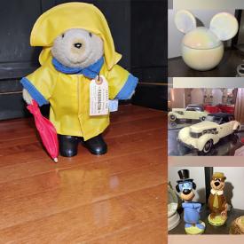 MaxSold Auction: This online auction features table & floor lamp, wine rack, upright freezer, lift chair, tea wagon, Disney collectibles, mosaic table, blanket box, faux plant, art glass, therapy light, bookshelves, Lladro figurines, DVDs, metal wall art, snow globes, Legos, collector plates, Boyd’s Bears, curio cabinet, Swarovski figures, sectional sofa, Franklin Mint cars, vintage magazines, refrigerator/freezer, and much, much, more!!!