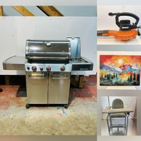 MaxSold Auction: This online auction features BBQ grill, small kitchen appliances, mobility aids, NIB ceiling fan, portable AC unit, computer table, office chairs, step ladders, skis & poles, yard tools, pet products, bikes, electric unicycle, patio heater, mannequins, medical chair, and much more!