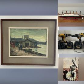 MaxSold Auction: This online auction features brass statues, vintage wooden puzzles, comics, children’s books, vinyl records, power & hand tools, air tools, vintage figural decanters, vintage books, vintage lighters, vintage magazines, First Day covers, pet products, estate jewellery, antique arched vanity mirrors, diecast vehicles, Pokemon cards, vintage Sadler teapots, garden art, art glass, vintage cameras, and much, much, more!!!