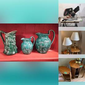 MaxSold Auction: This online auction features collector plates, area rug, Evesham, art glass, soapstone figurines, Royal Doulton figurines, Hummels, live plants, teacup/saucer sets, stamp collection, patio furniture, small kitchen appliances, vintage coin collection, banknotes, gold, silver & costume jewellery, watches,  fabric, women’s clothing, vintage floor lamps, Fiestaware, mobility aids, sewing machine, desk, vintage chairs, golf clubs, power & hand tools, TVs, painting & electrical supplies, compressor, vintage tools, vinyl records, quilts, pressure washer, chainsaw, garden tools, lanwmowers, snow blower, BBQ grill, ladders,and much, much, more!!!