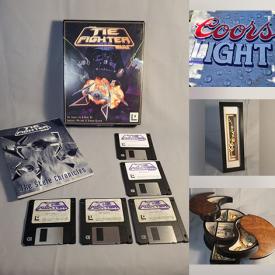 MaxSold Auction: This online auction features Star Wars collectibles, vintage computer games, art glass, art books, Haeger pottery, vintage dresser set,  S & P shakers, collector plate, Josef figurine, perfume bottle, Red Rose figurines, cast iron teapot, teacup/saucer sets, sports collectibles, fire pit, lead glass windows, vintage tools, milk glass, perfume bottle, thimble collection, costume jewellery, watches, rock band t-shirts, vintage toys, games, vinyl records, comics, and much, much, more!!!