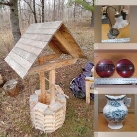 MaxSold Auction: This online auction features fishing gear, men’s & women’s clothing, desktop computers, wishing well, kids picnic table, ATV tires, lily pad lamp, and much more!