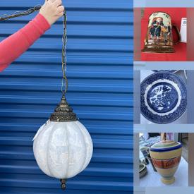 MaxSold Auction: This online auction features demitasse cups, blue & white dishes, cranberry glass, art pottery, office supplies, small kitchen appliances, portable AC unit, collectible tins, and more!