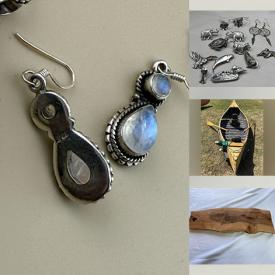 MaxSold Auction: This online auction features DVDs, CDs, games, puzzles, oak furniture, vintage Pyrex, soapstone carvings, leather furniture, geodes, canoe, utility sled, small kitchen appliances, garden tools, snow blower, Asian tile art, Stefan Thompson art, TV, stained glass panel, computer desk, rolling tool cabinet, sewing machine, craft supplies, divider screen, home health aids, pet products, sunroom furniture, camping gear, power & hand tools, costume jewellery, silver jewellery, souvenir spoons, fitness gear and much, much, more!!!