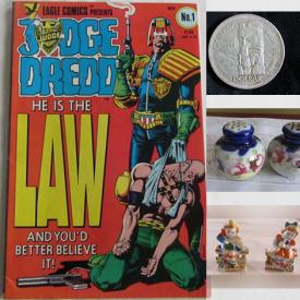MaxSold Auction: This online auction features teacup/saucer sets, vintage bottles, raw soapstone, beer steins, vintage brass collectibles, vintage books, vintage magazines, Blue Mountain pottery, perfume bottles, stamps, costume jewellery, coins, mint coin sets, banknotes, comics, and much, much, more!!!
