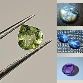 MaxSold Auction: This online auction features loose gemstones such as garnets, tanzanites, rubies, topaz, tourmalines, peridots, sapphires, sunstones, amethysts, chalcedony, jade, and much more!!