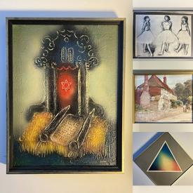 MaxSold Auction: This online auction features Edgar Degas pieces, Monique Armar print, Michael Hayden lithograph, Josef Farhi painting, Frederick Miller watercolour, Yuri Tremler painting, Ben Wicks original, Dinosaur Design necklace, silver jewelry, and more!n