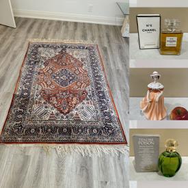MaxSold Auction: This online auction features men’s & women’s clothing, ceiling light fixtures, decorative plates, aquarium supplies, picture frames, pet products, Swaeqaski pendants,  school supplies, kids\' books, area rug, and more!