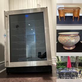 MaxSold Auction: This online auction features wine fridge, sports trading cards, toys, children’s books, games, Mexican pottery, novelty teapot, plant pots, dehumidifier, TVs,  office supplies, men’s & women’s clothing & shoes, costume jewelry, desk, vintage vanity, area rugs & runners, art glass, Asian statues, Hoselton sculpture, Lladro figurine, collector plates, pipes, small kitchen appliances, stone sculpture, metal sculpture, wood carvings, exercise equipment, fitness gear, futon, coins, patio furniture, and much, much, more!!!