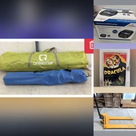 MaxSold Auction: This online auction features thermal label printers, printers, power & hand tools, fitness gear, hardware, sewing machine, NIB storage cabinets, automotive parts, camping gear, small kitchen appliances, mini fridge, office supplies, Lladro figurine, French books, beauty appliances, video game, pallet jack, humidifier, storage bins/organizers, office desk & chairs, trolling motor, cardboard boxes, NIB car air fresheners, and much, much, more!!!