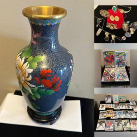 MaxSold Auction: This online auction features sports trading cards, comics, stamps, teacup/saucer sets, vinyl records, coins, bracelet charms, vintage Chinoiserie, chalk heads, Pokemon collectibles, collector spoons, perfume bottles, children’s books, costume jewelry, pet products, Satsuma vases, collector plates, video games, golf clubs, and much, much, more!!!