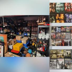 MaxSold Auction: This online auction features a storage unit containing power tools, laptops, Legos, toys, beauty appliances, men’s & women’s clothing, air hockey table, gaming consoles, crafting supplies, TVs, DVDs, CDs, sports equipment, squishmellos, and much, much, more!!!