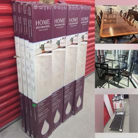 MaxSold Auction: This online auction features glass & metal dining set, NIB vinyl flooring, handbags, exercise equipment, couch sleeper, binoculars, mirrored console table, women’s shoes, small kitchen appliances, coins, accent chairs, and more!