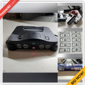MaxSold Auction: This online auction features small kitchen appliances, video game consoles, stereo components, power tools, vintage lanterns, Avon bottles, printers, currency, NIB die cast vehicles, 3D printer, art supplies, typewriters, air tank, DVDs, speakers, toner, TV, heaters, sewing machine, window AC unit, fishing gear, projectors, toys, fans, dehumidifier, powerwasher, and much, much, more!!!