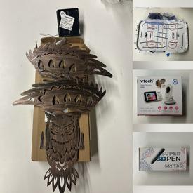 MaxSold Auction: This online auction features new items such as beauty products, hockey table, video doorbell kits, hardware, games, Pokemon cards, dolls, area rug, 3D drawing pens, desk, bookshelves, gaming chair, and more!