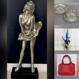 MaxSold Auction: This online auction features ginger jars, teacup/saucer sets, art glass, Indigenous art, MCM table lamps, costume jewelry, antique Chinese carved doors, vintage Capodimonte table lamps, and more!!

