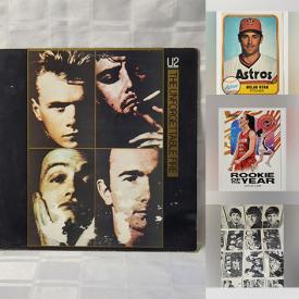 MaxSold Auction: This online auction features vinyl records, sports trading cards, non-sports trading cards, sports collectibles, cassette tapes, and more!