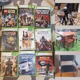 MaxSold Auction: This online auction features games, small kitchen appliances, PC games, craft supplies, video games, comics, DVDs, kids\' golf clubs, pet products, high-top dining table, Wassily style chairs, Magic The Gathering cards, electronic keyboard, and more!