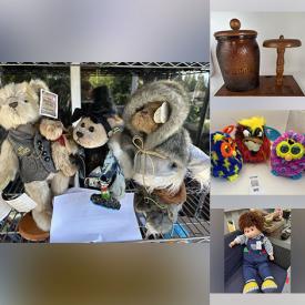 MaxSold Auction: This online auction features S & P shakers, die-cast vehicles, Happy Meals toys, Pokemon collectibles, Star Wars collectibles, art glass, porcelain figurines, sports collectibles, humidor, video games, games, Disney collectibles, PEZ dispensers, Furbies, Hallmark ornaments, collector plates, The Royals commemoratives, Pop Culture collectibles, craft kits, Funko Pops, porcelain dolls, wood carvings, novelty decanters, and much, much, more!!!