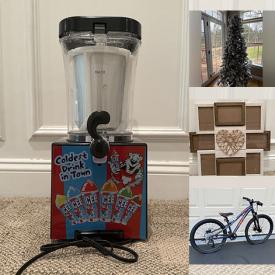 MaxSold Auction: This online auction features air purifiers, skateboard, NIB air compressor, floor lamp, small kitchen appliances, bug zapper, NIB bike rack, bike, dash camera, garden tools, Lego kit, and more!