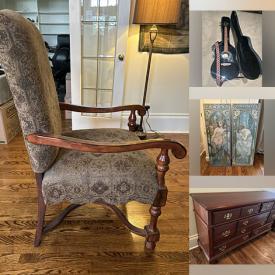 MaxSold Auction: This online auction features desk, area rugs, fitness gear, snowboard & boots, sports collectibles, guitars, video game consoles, accessories & games, fishing gear, skis & ski boots, bike, snorkel gear, drone, LED ceiling lights, sewing machine, games, small kitchen appliances, fabric, monitors, and more!\n