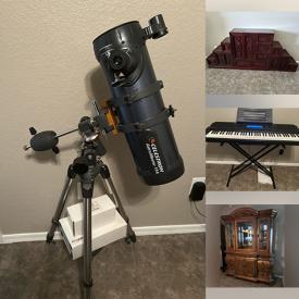 MaxSold Auction: This online auction features educational toys, games & puzzles, STEM kits, yard tools, pet products, yard art, NIB pendant light, telescope, area rugs, Casio keyboard, drum set, cake decorating kits, heater, foosball table, play sets, art supplies, yarn, fabric, craft supplies, new men’s & women’s clothing, sports equipment, outerwear, exercise equipment, small kitchen appliances, Franklin Mint dragon collection, DVDs, children’s books, office supplies, board games, NIB grow tent, desk & chair, TVs, video game console & games, and much, much, more!!!