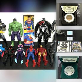MaxSold Auction: This online auction features proof & proof-like coins, sports trading cards, video game console & games, Nascar collectables, DVDs, action figures, toys, and trading cards such as Dragon Balls, Yu-Gi-Oh, Magic the Gathering, Pokemon, and much more!!