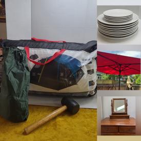 MaxSold Auction: This online auction features crystal vase, art glass, angel figurines, small kitchen appliances, camping gear, snowshoes, floor pillow, women’s clothing & shoes, outerwear, scarves, stereo components, yard toys, metal wall art, pet products, artisan jewelry, fabric, daybed, jewelry armoire, DVDs, mini fridge, TV, Ethan Allen furniture, patio furniture, vanity, firepit, and much, much, more!!!
