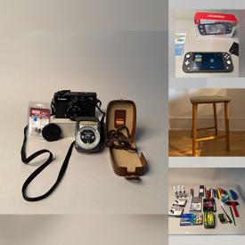 MaxSold Auction: This online auction features pet products, cameras, small kitchen appliances, garden cart, counter stool, grow lights, MCM chair, art supplies, stamps, vintage bottles, bike, plant pots, and much more!