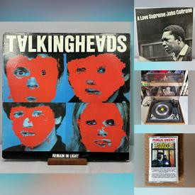 MaxSold Auction: This online auction features vinyl records including soundtracks, classical, jazz, pop, and music DVDs, CDs, cassette tapes, stereo systems, turntable, and more!