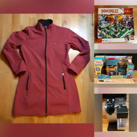 MaxSold Auction: This online auction features kids’ clothing & shoes, baby clothes, women’s clothing & shoes, Halloween costumes, stuffies, puzzles, games, dollhouses, bar stools, dual monitor stands, telescope, outside games, wooden trains, Hot Wheels track, sports trading cards, action figures, kids’ books, art supplies, small kitchen appliances, computer parts, and more!