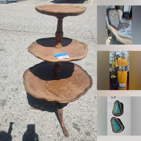 MaxSold Auction: This online auction features S&P shakers, costume jewelry, watches, cookie jar, pet products, cameras, wheelchair, mannequins, art glass, sunglasses, men’s clothing & shoes, table lighter, MCM Richard E Sandoval mirror, area rugs, small kitchen appliances, and more!