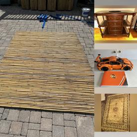 MaxSold Auction: This online auction features bamboo fencing, bike, golf clubs, garden tools, NIB die-cast vehicles, NIB outdoor lighting, mini drone, women’s clothing, heaters, area rugs & runner, glass chandelier, DVDs, Lego models, new bathroom vanities, NIB power tool, die-cast collection, and more!